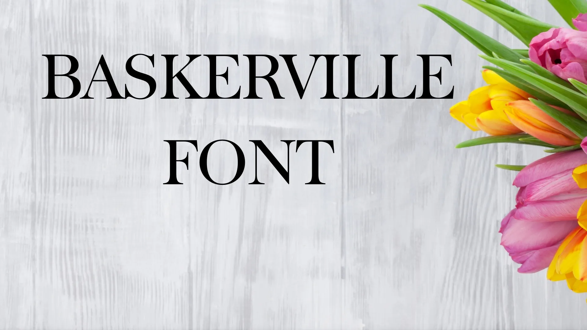 Baskerville Font