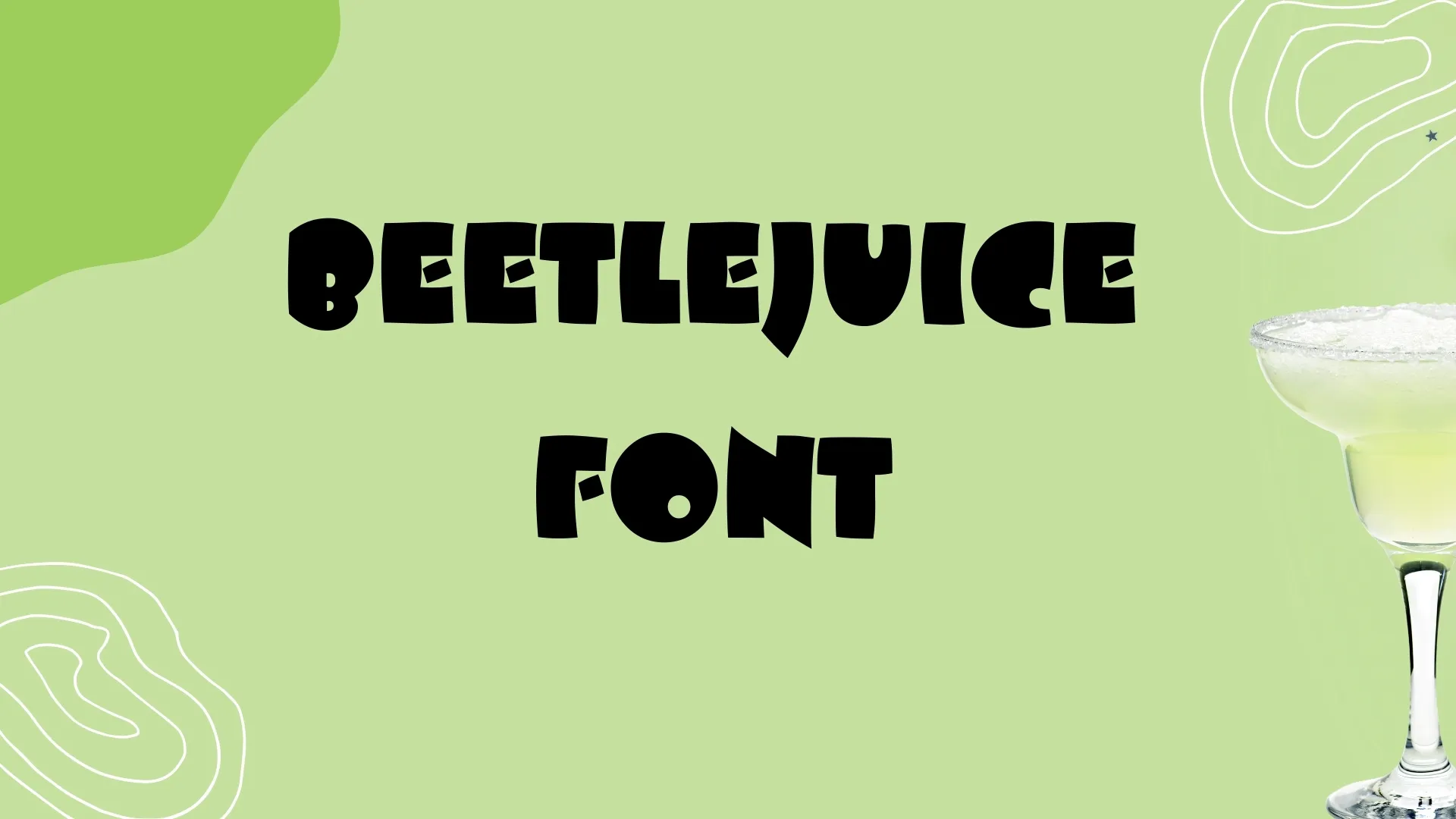 Beetlejuice Font
