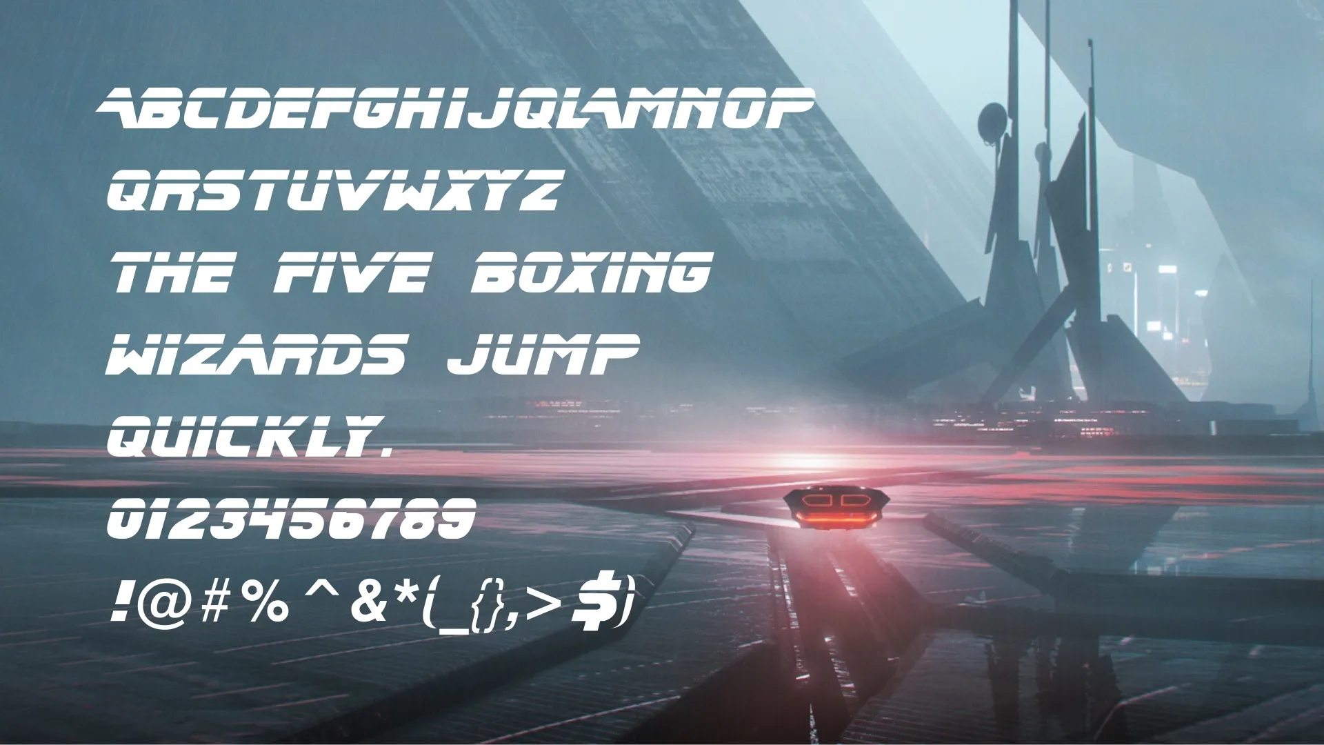 Blade Runner Font