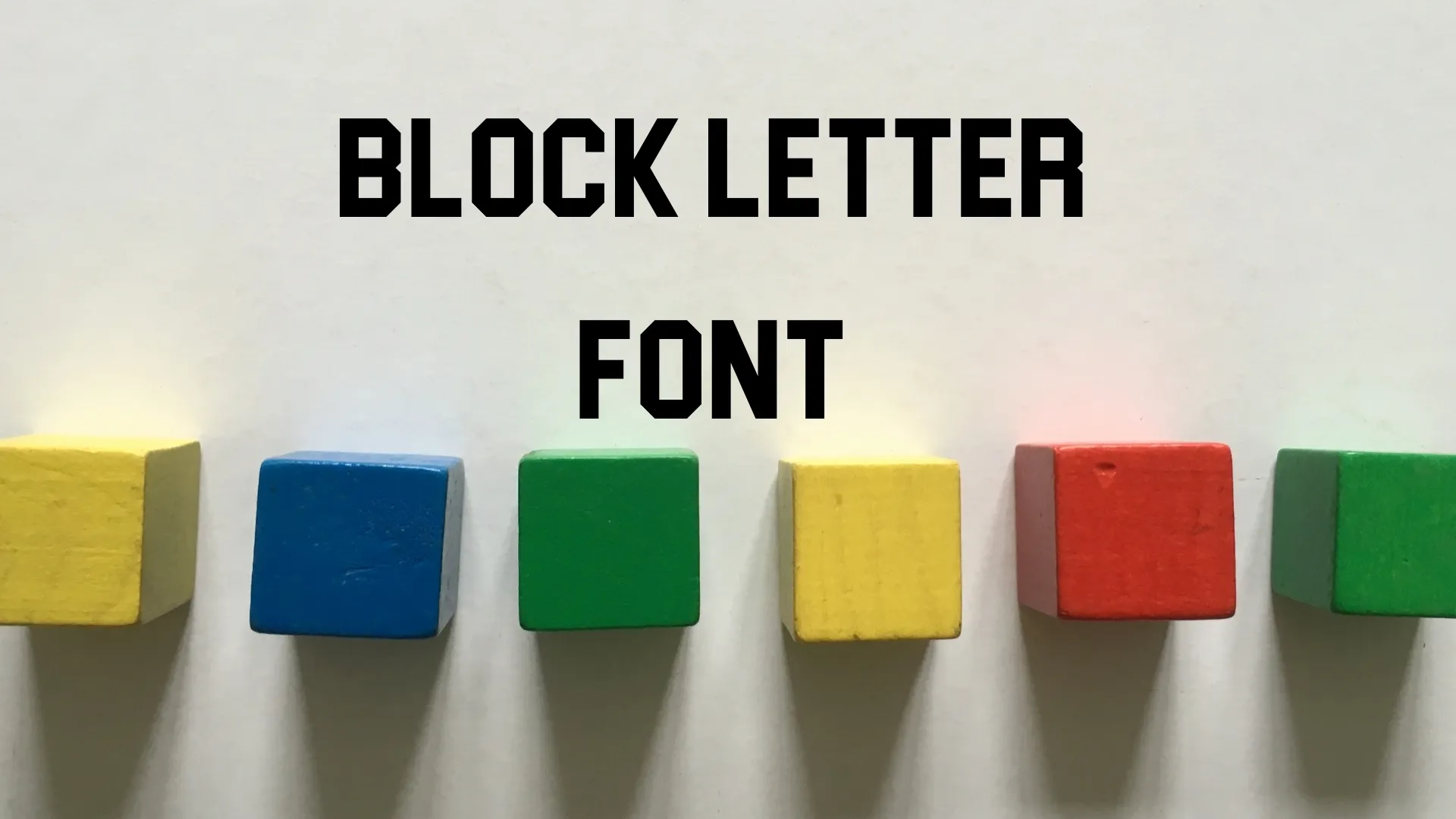 Block Letter Font