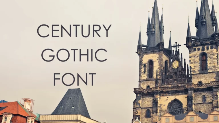 Century Gothic Font