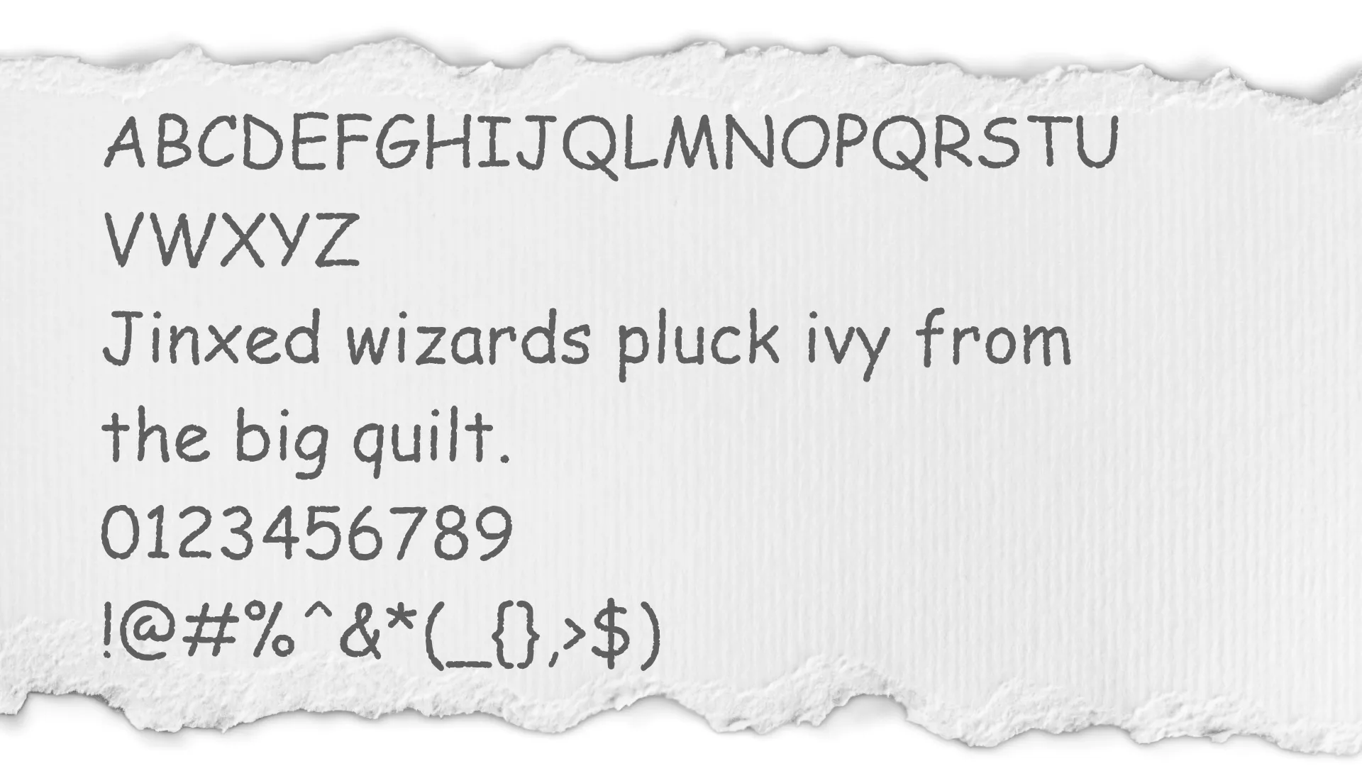 Comic Papyrus Font