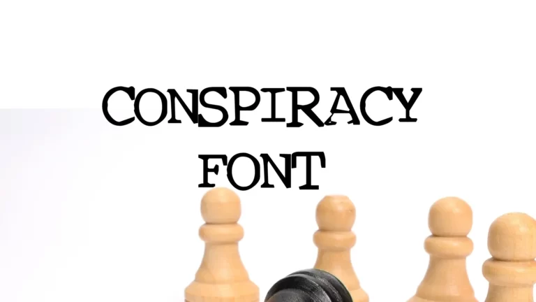 Conspiracy Font