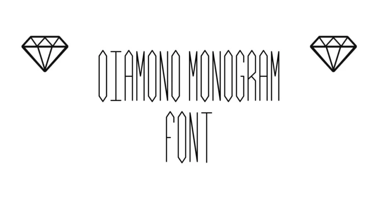 Diamond Monogram Font