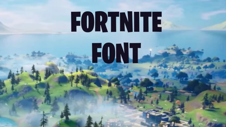 Fortnite Font