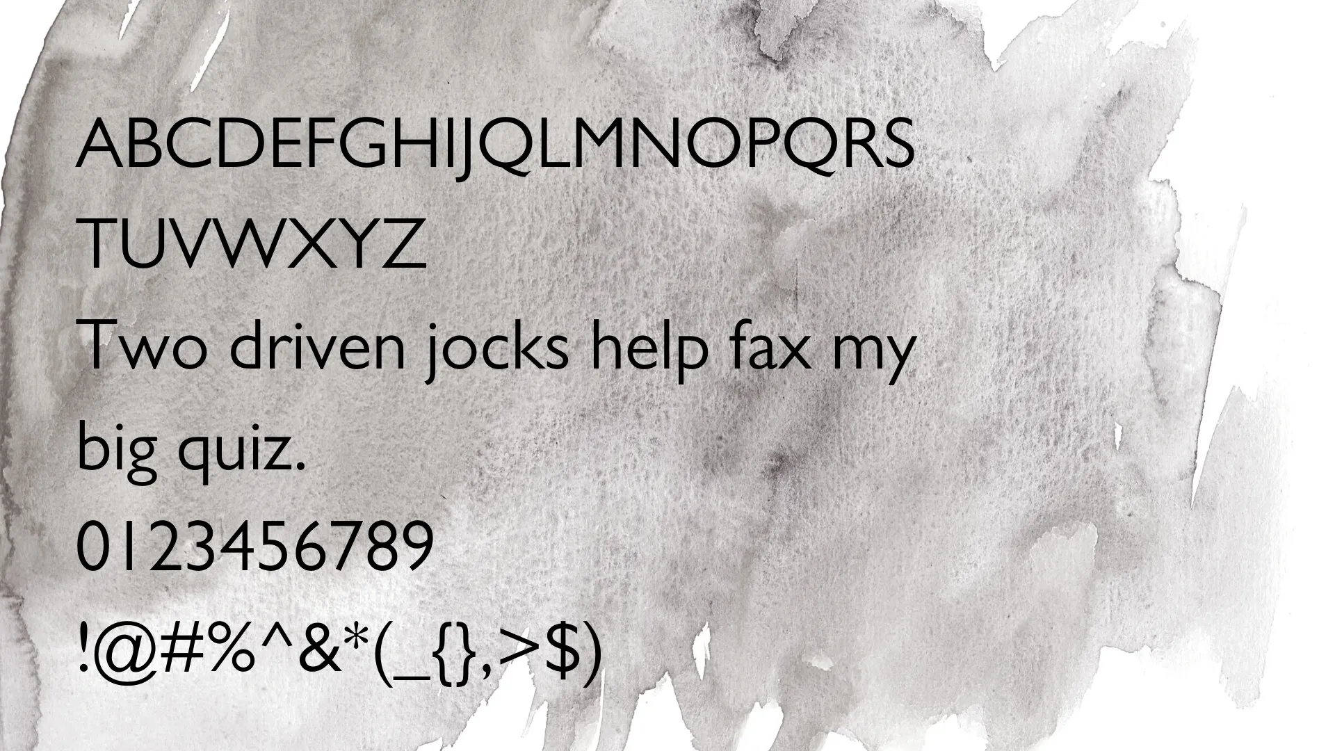 Gill Sans Font