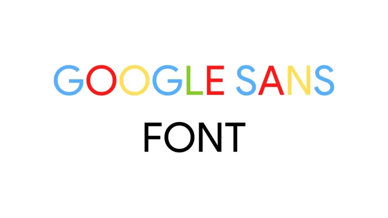 Google Sans Font