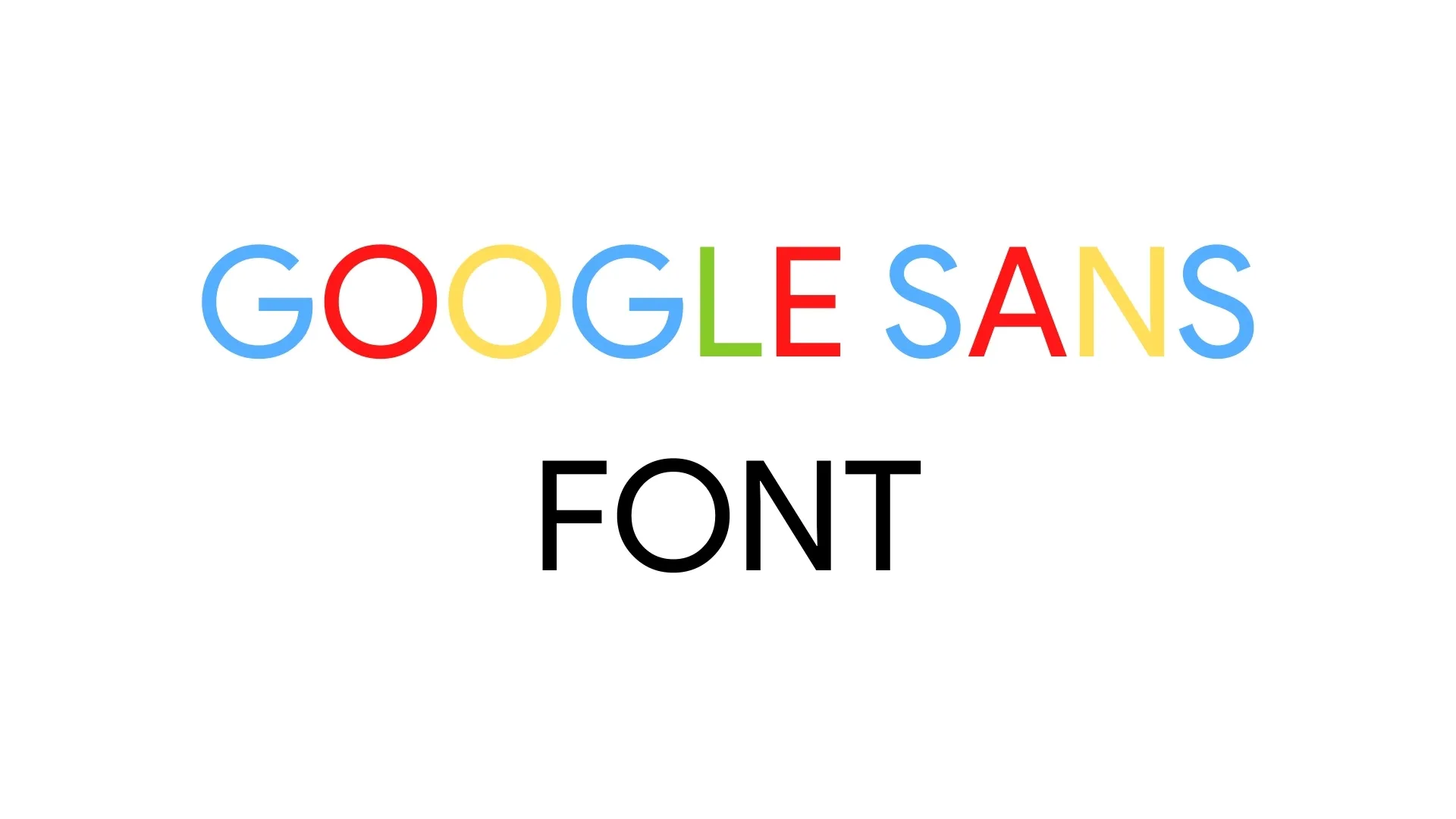 Google Sans Font