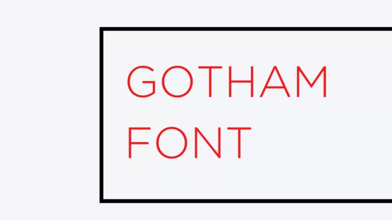 Gotham Font