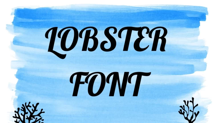 Lobster Font