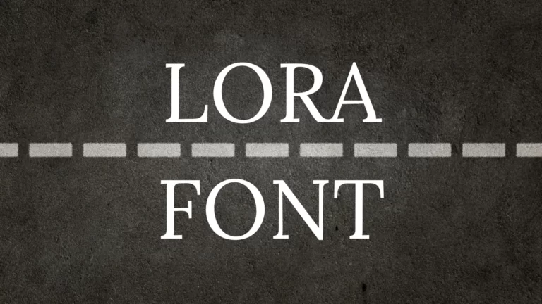 Lora Font