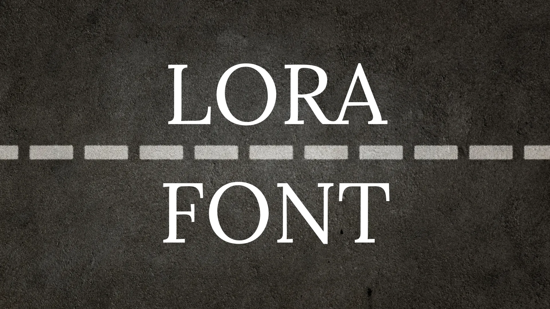 Lora Font