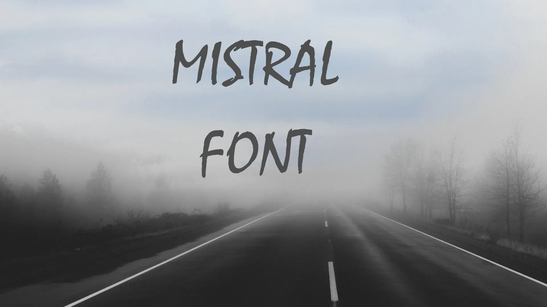 Mistral Font