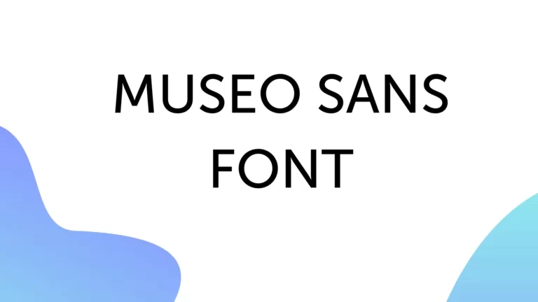 Museo Sans Font