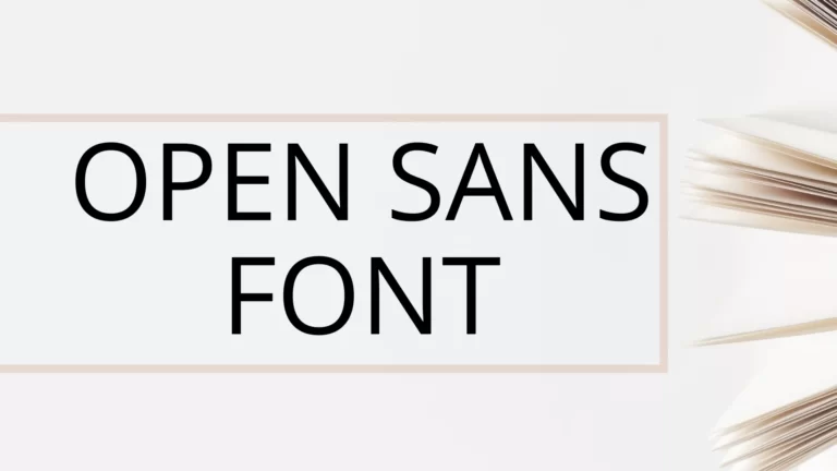 Open Sans Font