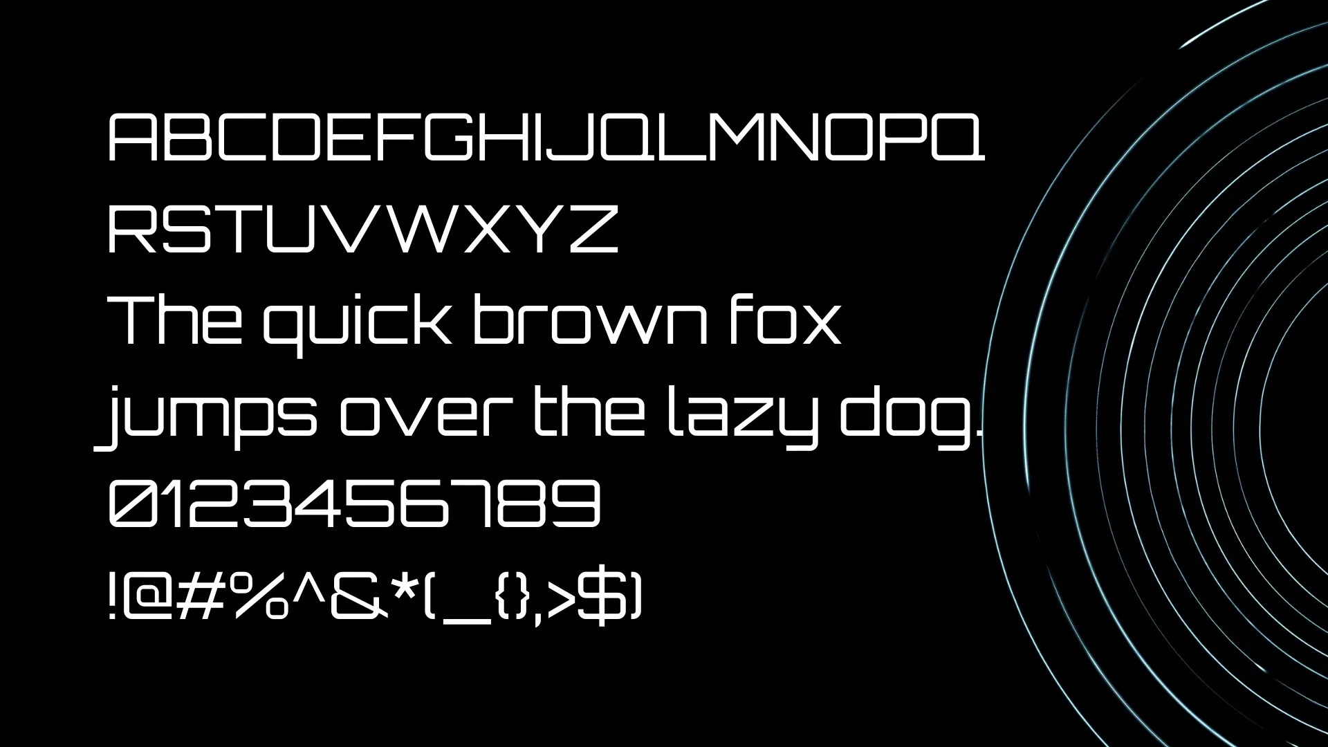 Orbitron Font