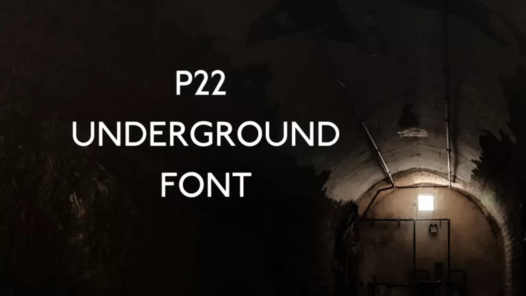 P22 Underground Font