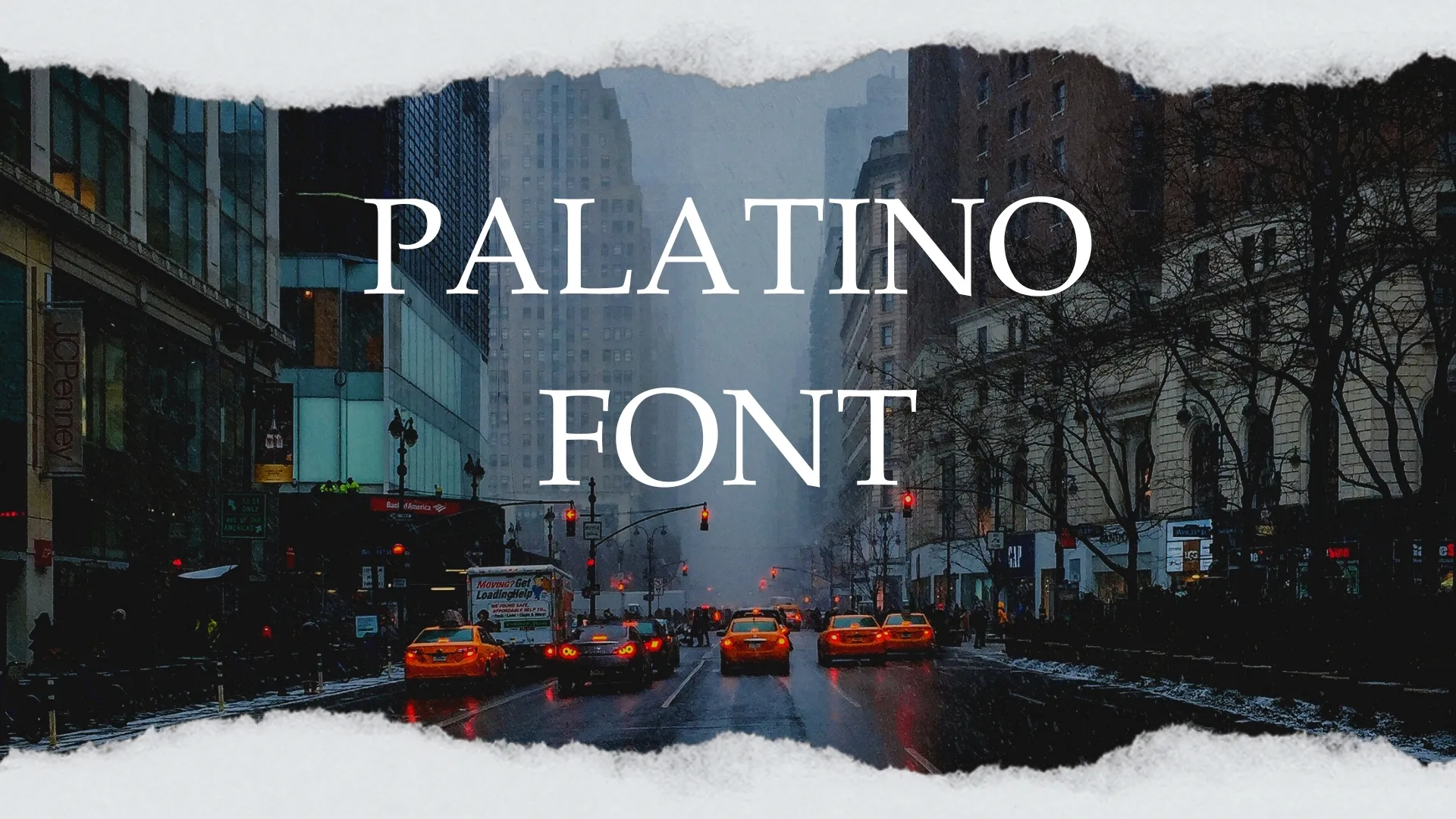 Palatino Font