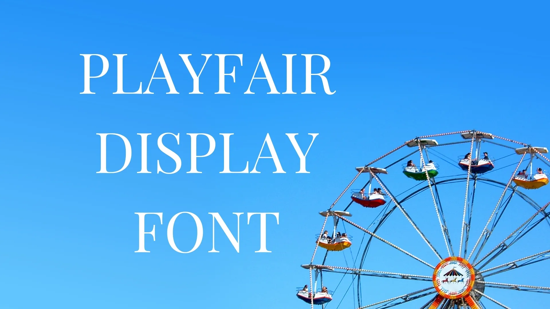 Playfair Display Font