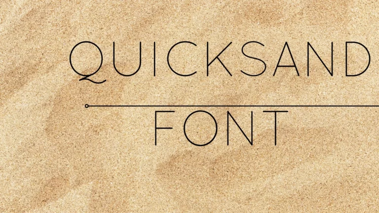 Quicksand Font