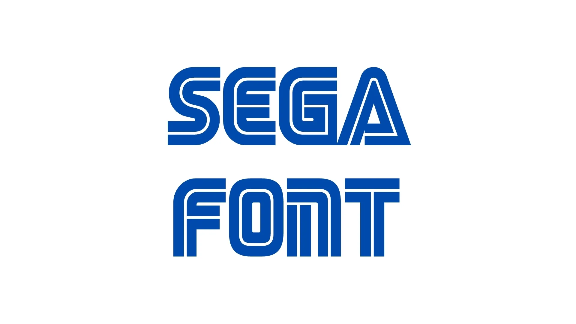 Sega Font