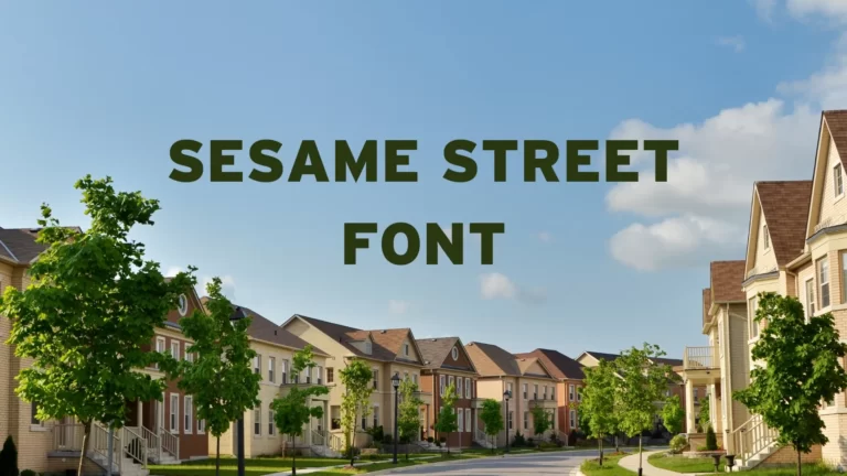 Sesame Street Font