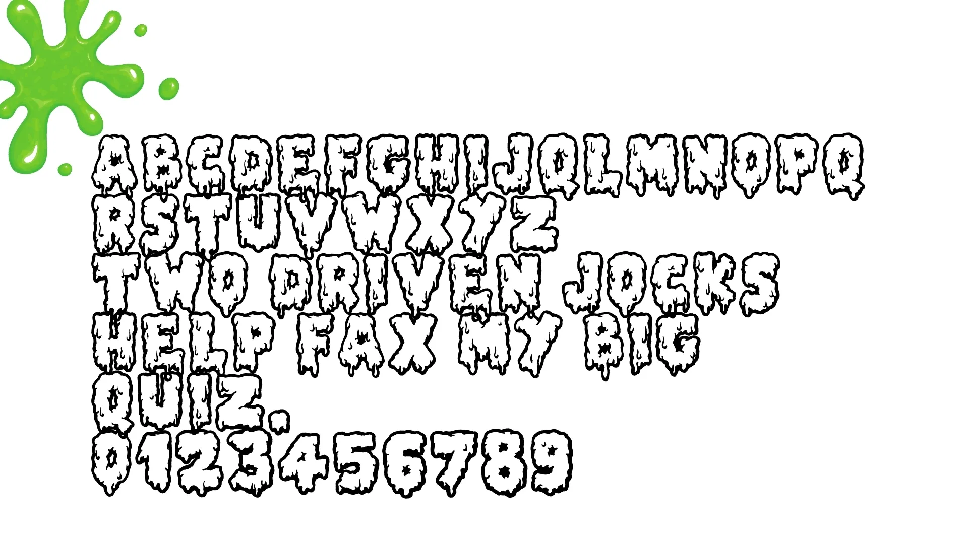 Slime Font