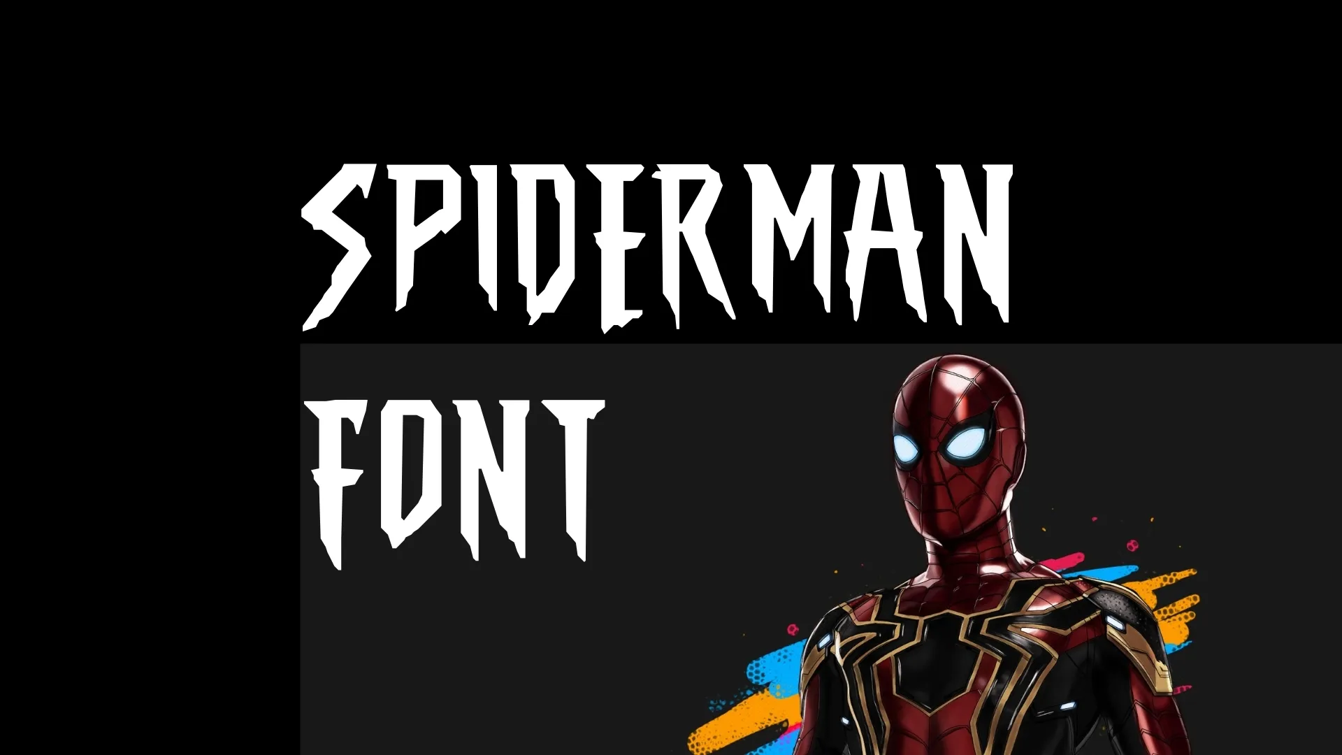 Spiderman Font