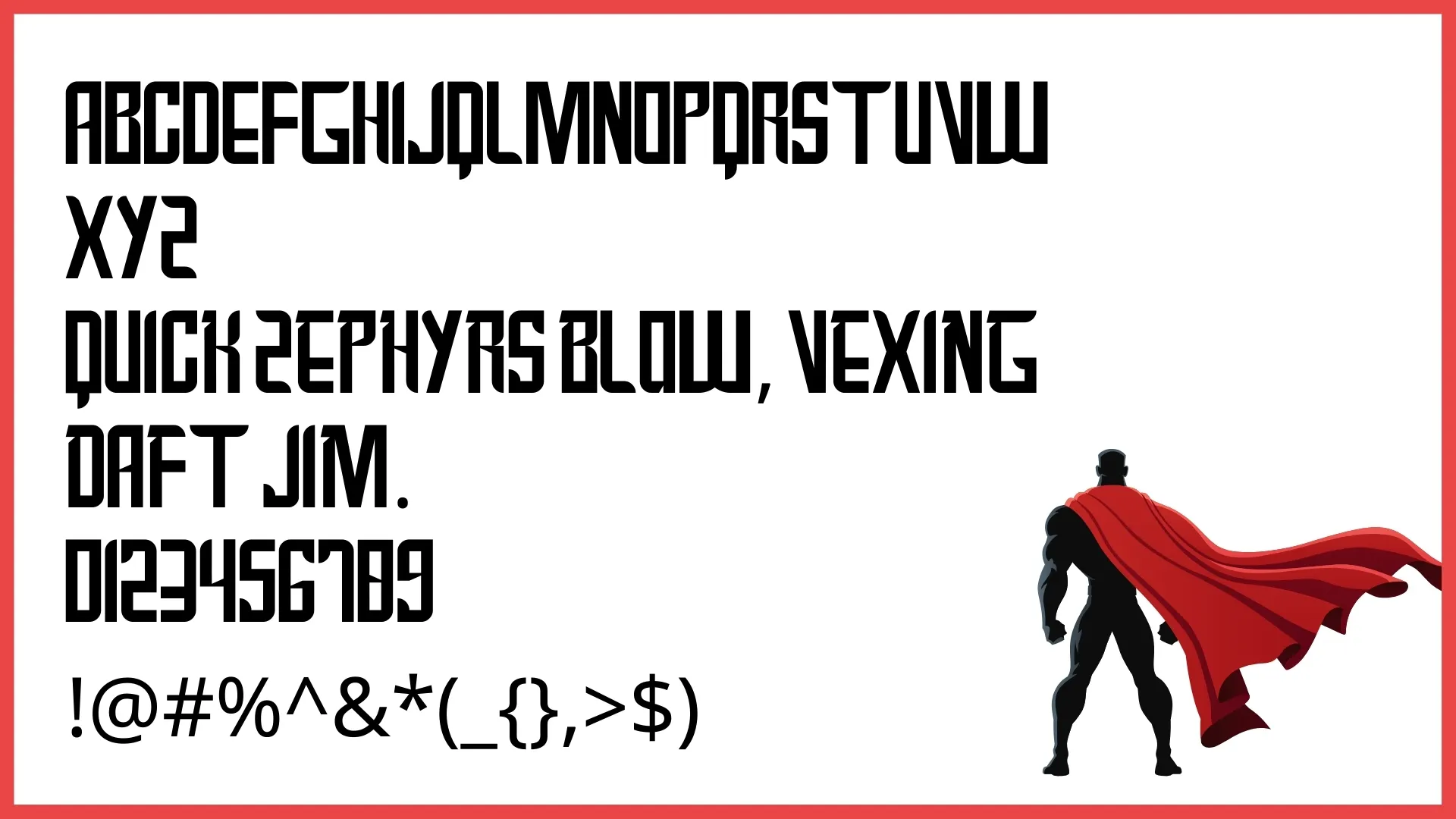 Superman Font 