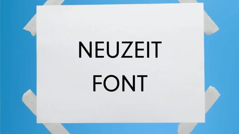 Neuzeit Font