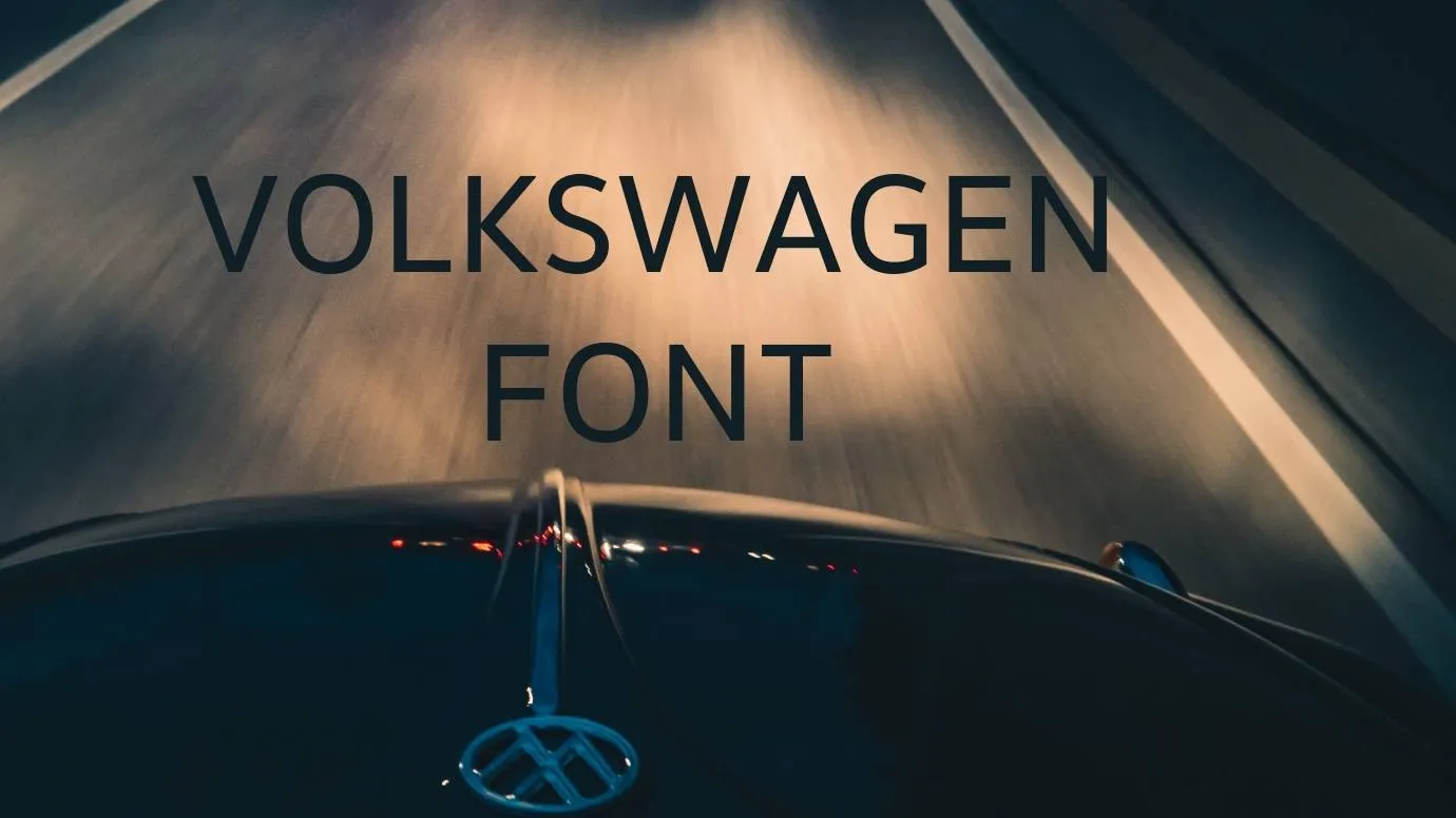 Volkswagen Font