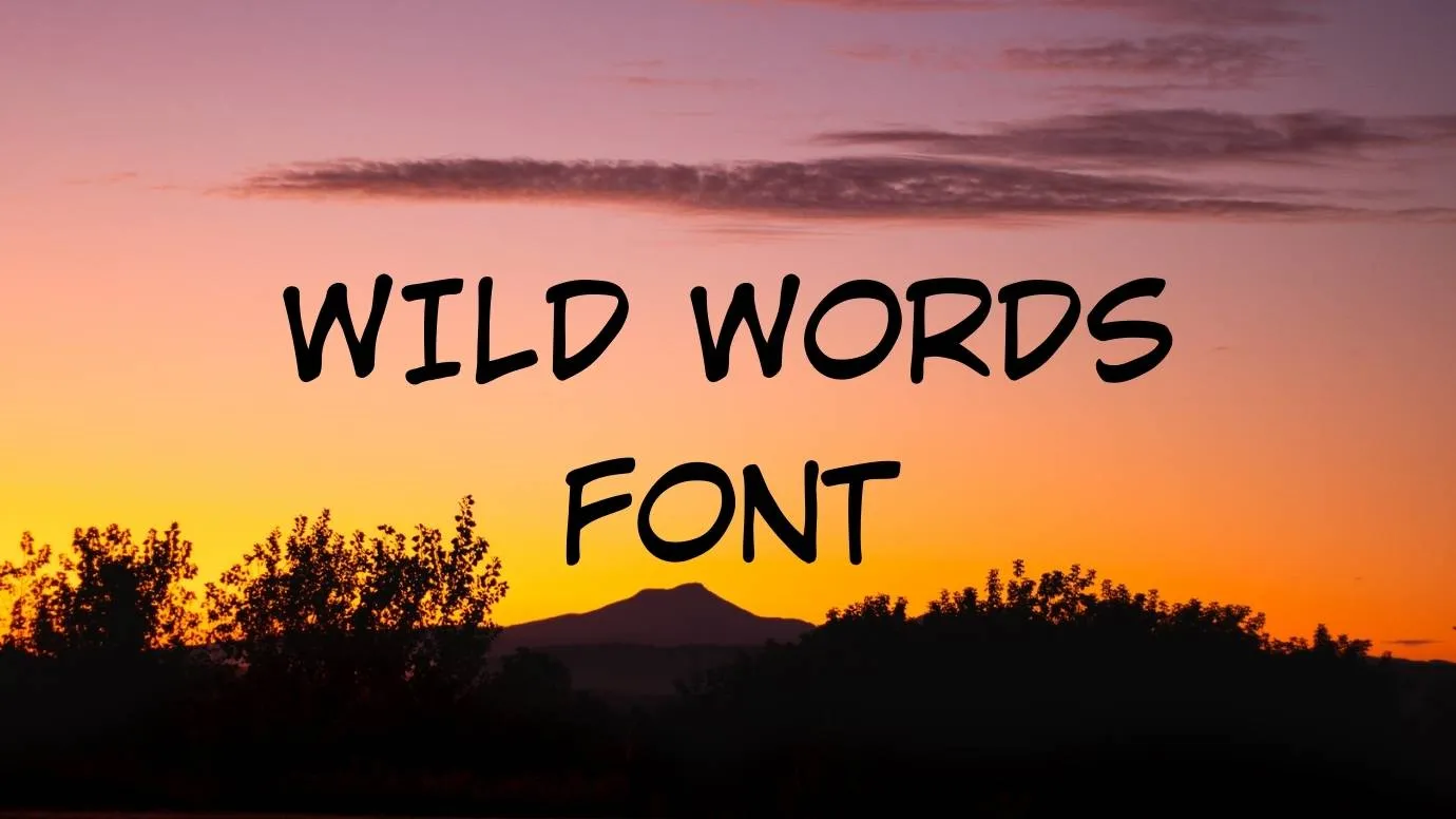Wild-Words-Font