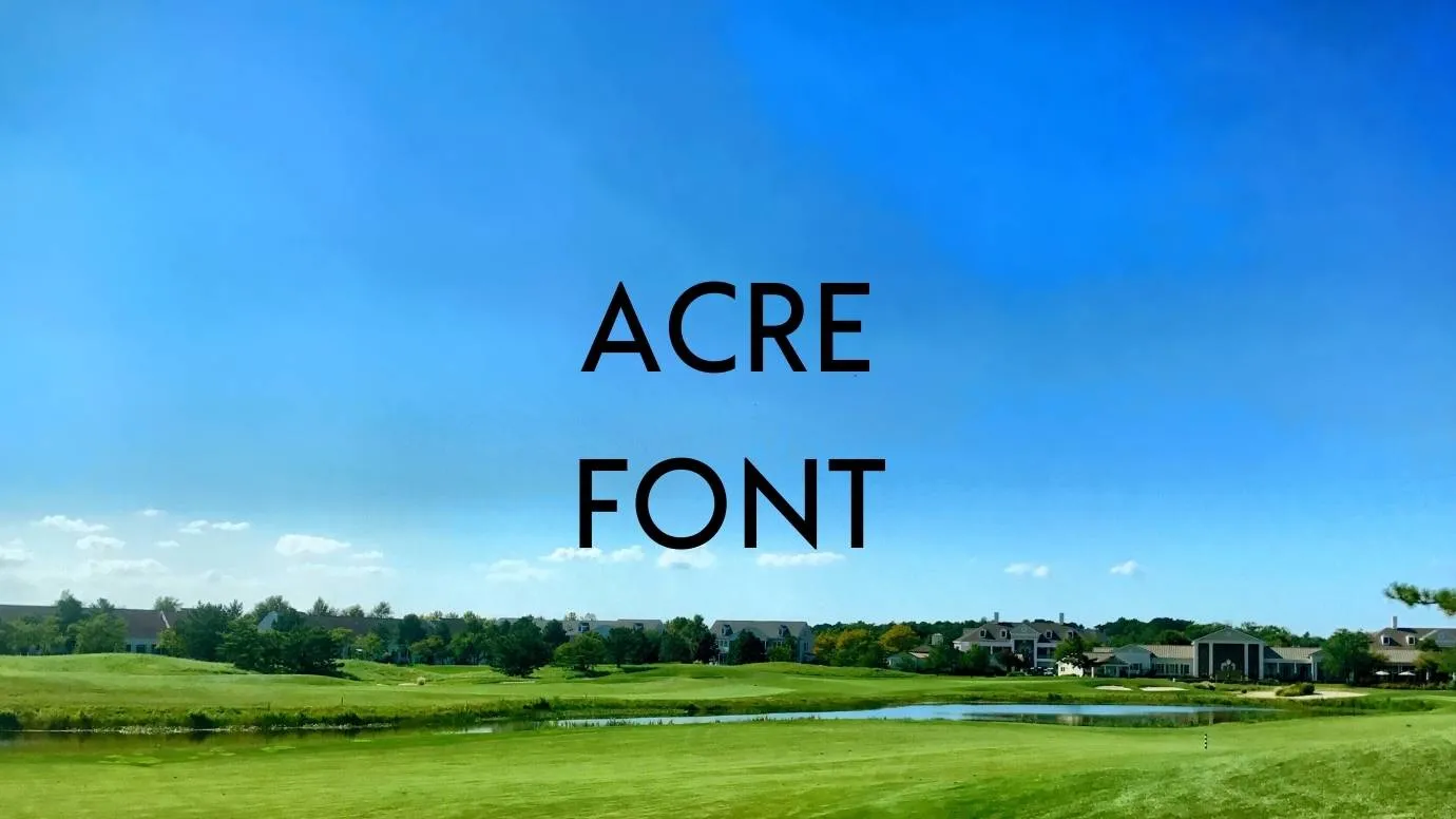 Acre Font