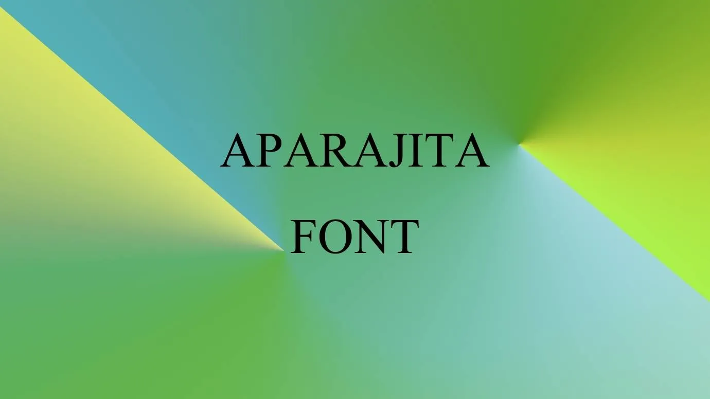 Aparajita Font