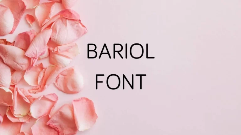 Bariol Font