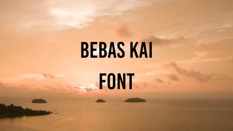 Bebas Kai Font