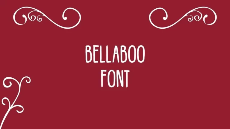Bellaboo Font