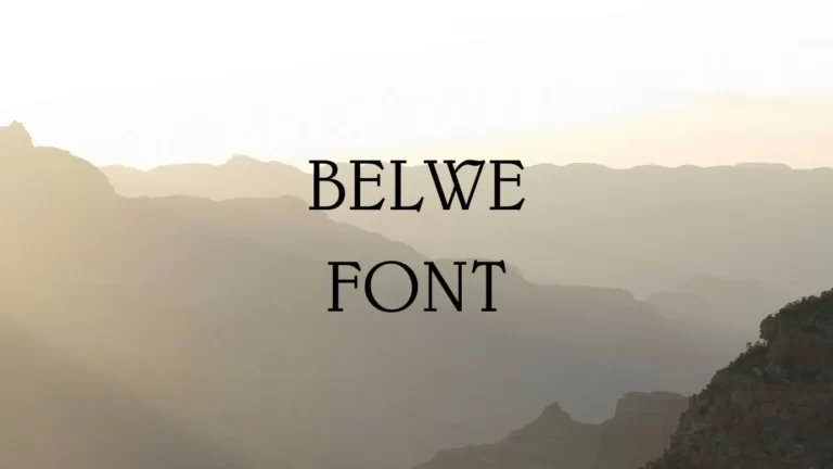 Belwe Font