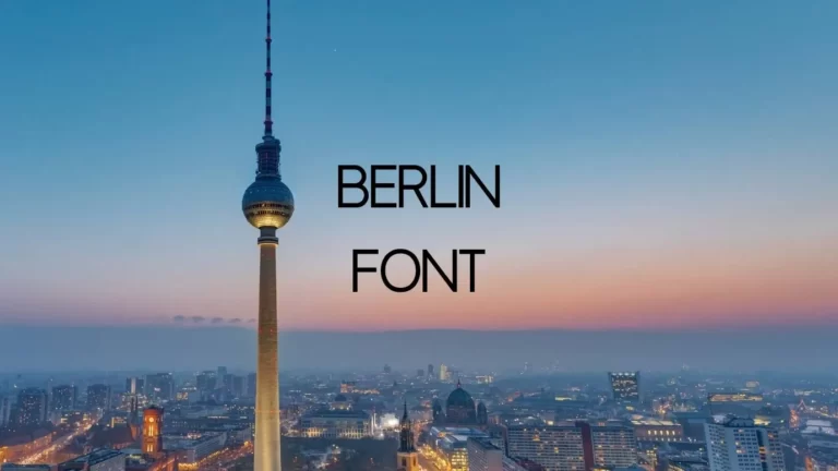 Berlin Font