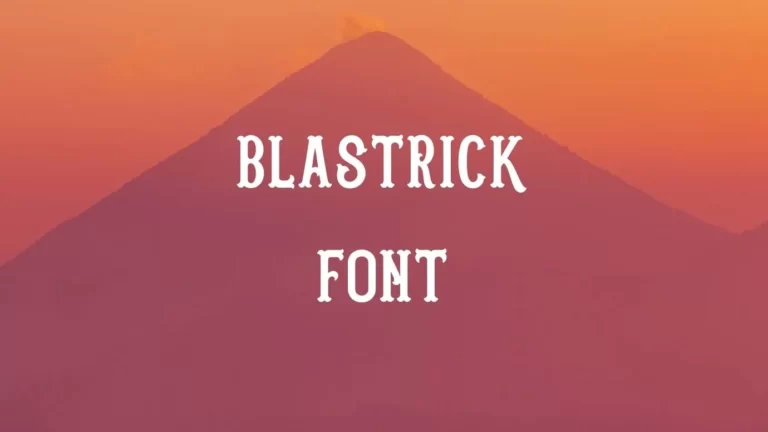 Blastrick Font