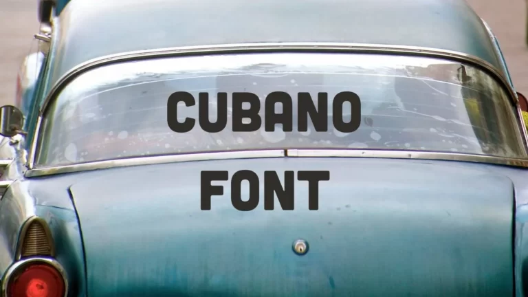 Cubano Font