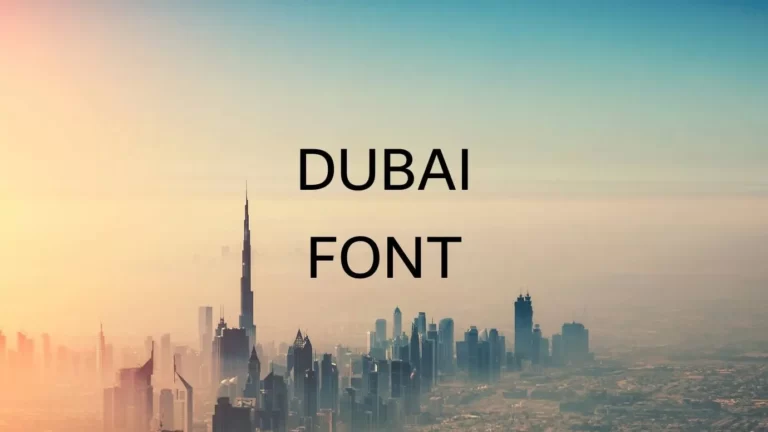 Dubai Font