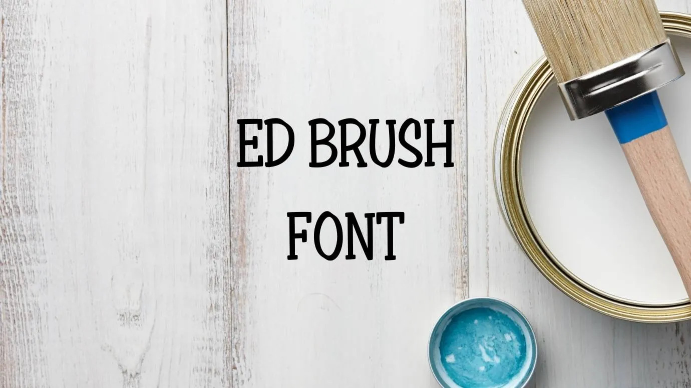 Ed Brush Font