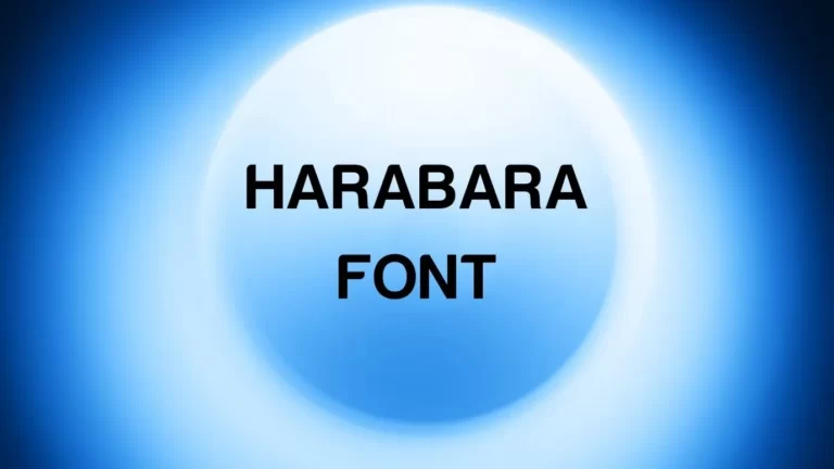 Harabara Font