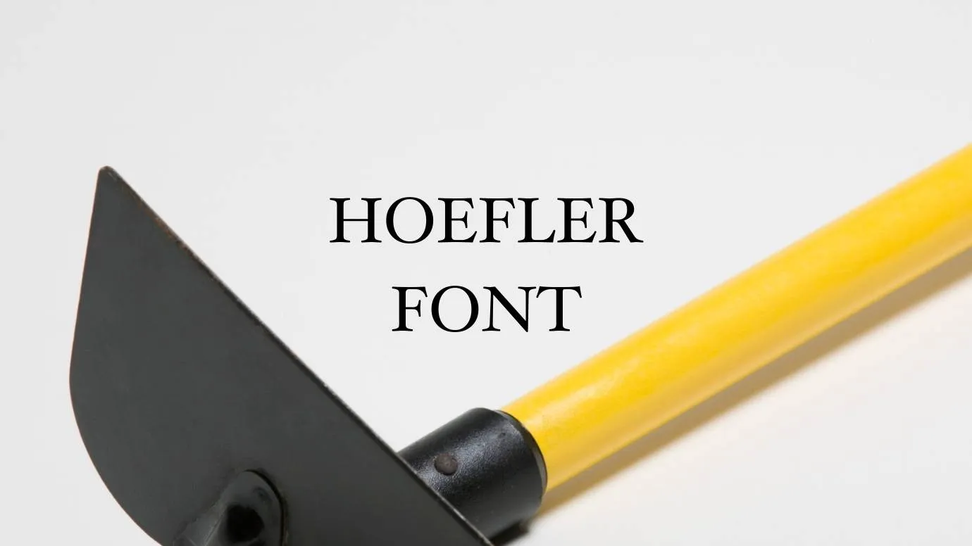 Hoefler Font