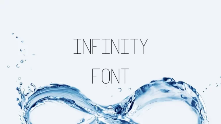 Infinity Font