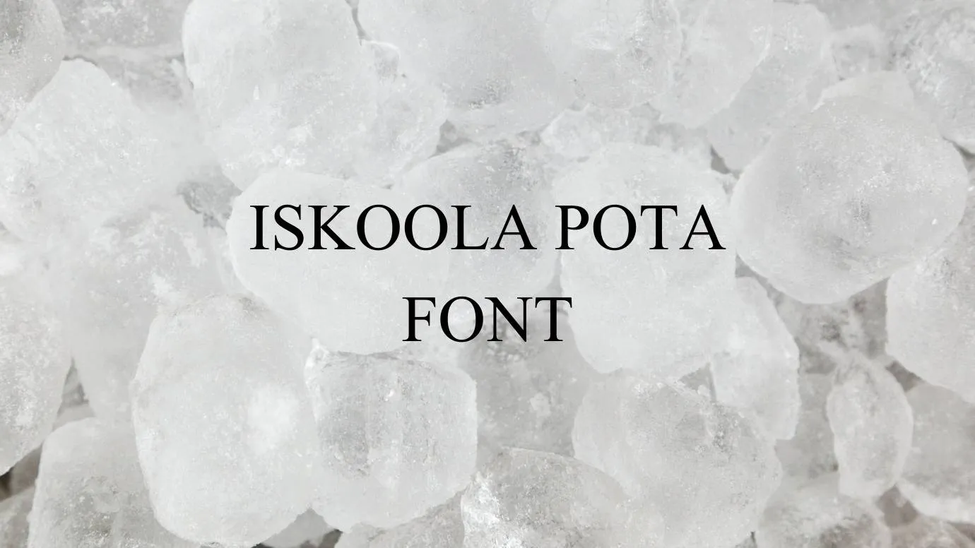 Iskoola Pota Font