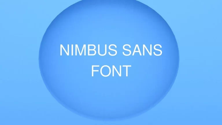Nimbus Sans Font
