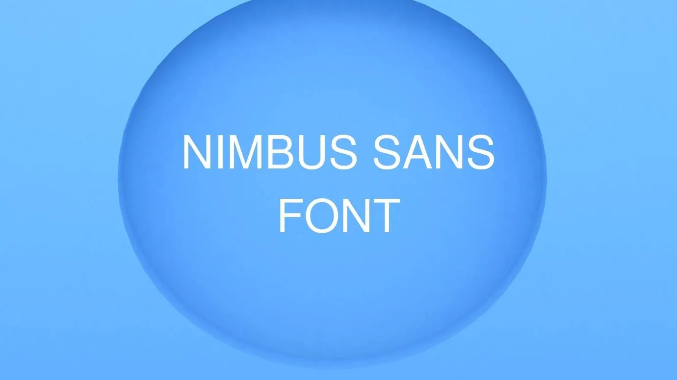 Nimbus Sans Font