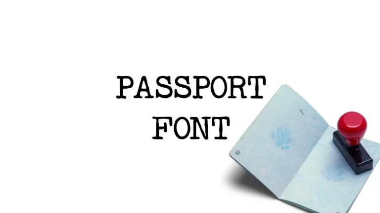 Passport Font